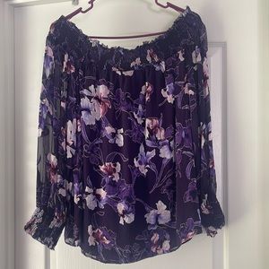 WHBM off shoulder blouse